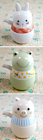 Adorable animal mini teapots / SHINZI KATOH