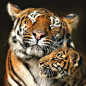 老虎妈妈和宝宝