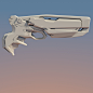 科幻枪手枪3D模型 - TurboSquid 896587