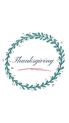 Thanksgiving Wreath Instagram Highlight