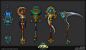 Legion Artifact Weapons, Calvin Boice : These are some of the artifact weapons I made for World of Warcraft: Legion.  