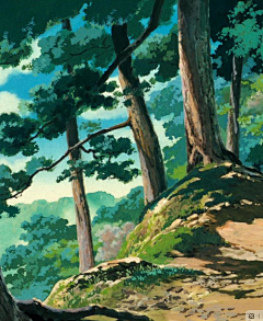 纯美学采集到插画风景