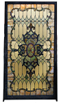 ❤ Antique stained glass landing window- 1900-1910.: 