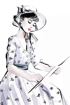 坠入凡间的天使——奥黛丽赫本的水彩插画｜来自插画师Season