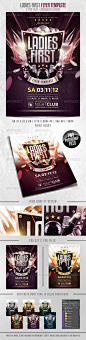 Ladies First Flyer Template  - Clubs & Parties Events