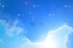 美丽的光从自然日落每天。