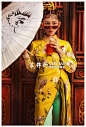 影楼主题服装国潮婚纱照情侣外景街拍中国风抖音款舞台走秀出租-淘宝网