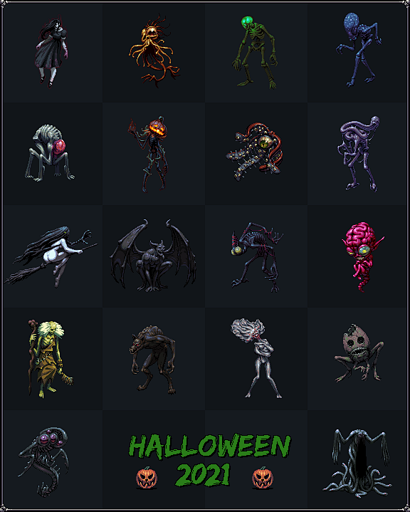 #ドット絵 Halloween 2021...