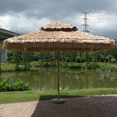 四春户外家具采集到稻草遮阳伞户外特色伞