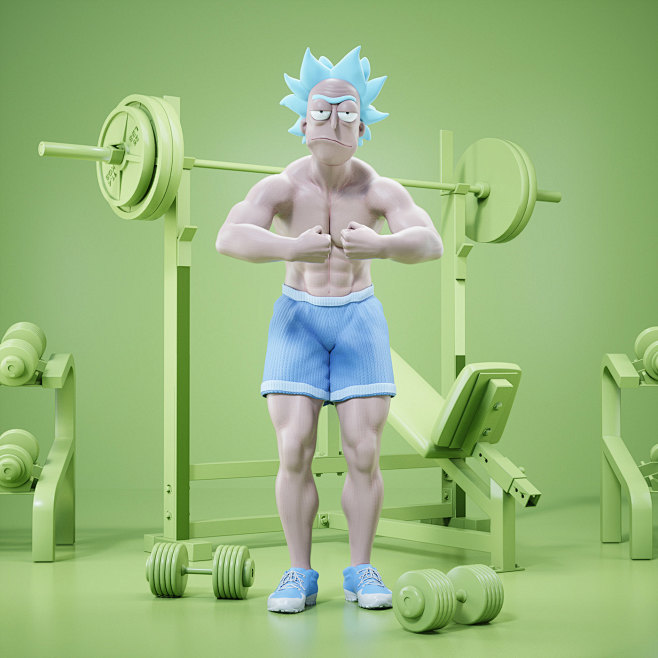 cartoon gym halawany...