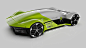 Automotive design cardesign design concept Cyberpunk robot car portfolio transportation