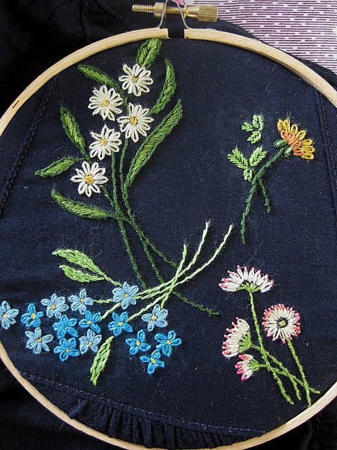 flower embroidery | ...