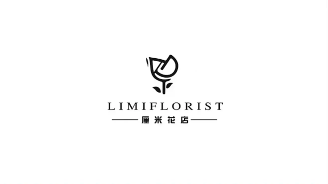 分享一组花店的标志logo设计案例欣赏。-花瓣网