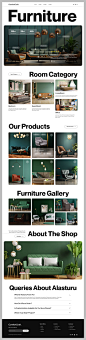 Furniture Landing Page Design by webflix on Dribbble