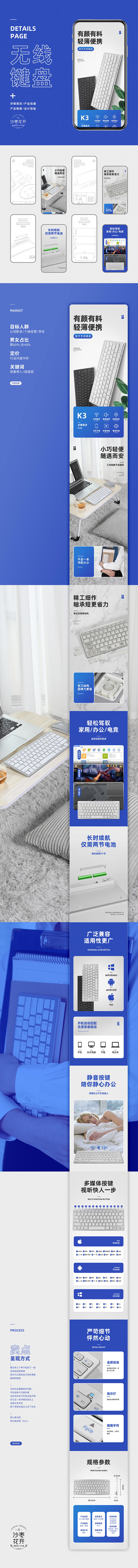 3C数码—无线键盘_沙枣花开_详情页图片...