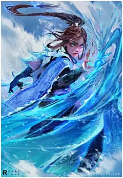 【插画师作品】第85期：美国92后插画师 Ross Tran 的女性插画作品 （竟然有古风）