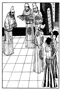 15.这时贺知章走出班序，推荐李白，说他博学多才，非但能识诸国文字，而且堪为王佐。玄宗也听说过李白有大才，忙命高力士速召李白乘飞龙天马入宫。