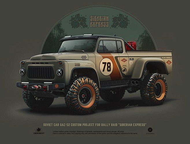 GAZ-52 custom "Siber...