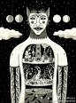 美国 俄勒冈州 波特兰 插画师 Jon Macnair 作品欣赏，其风格复古、诡异、超现实主义。