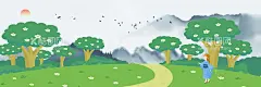卡通田园风景插画  - 源文件下载【酷图网】卡通田园风景,卡通风景,田园风光,农田,太阳,农场,家畜,庄园,田野,自然景观,田野景色,农村,丰收,庄稼,