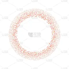 玫瑰金花或闪闪发光的扳手周围的框架与空中心的文字。玫瑰金光闪闪的圆,由白色背景上微小而不均匀的圆点组