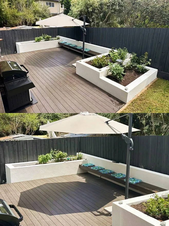 墨尔本完工实拍·一体式造景decking...