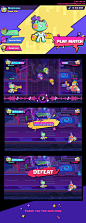UI ui game music game Digital Art  Game Art 2д Pop Art ILLUSTRATION  mobile game