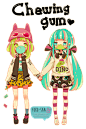 Gumi and Miku by Momo-Honey