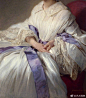 艺术家 Franz Xaver Winterhalter 油画细节... 来自艺术画集 - 微博