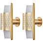 Pair of Perforated Brass Sconces by Ateljé Lyktan | 1stdibs.com