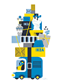 Ikea : illustrations made for the 2015 Ikea Convention in Copenhagen.