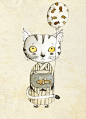可爱的猫：Judith Loske插画作品欣赏