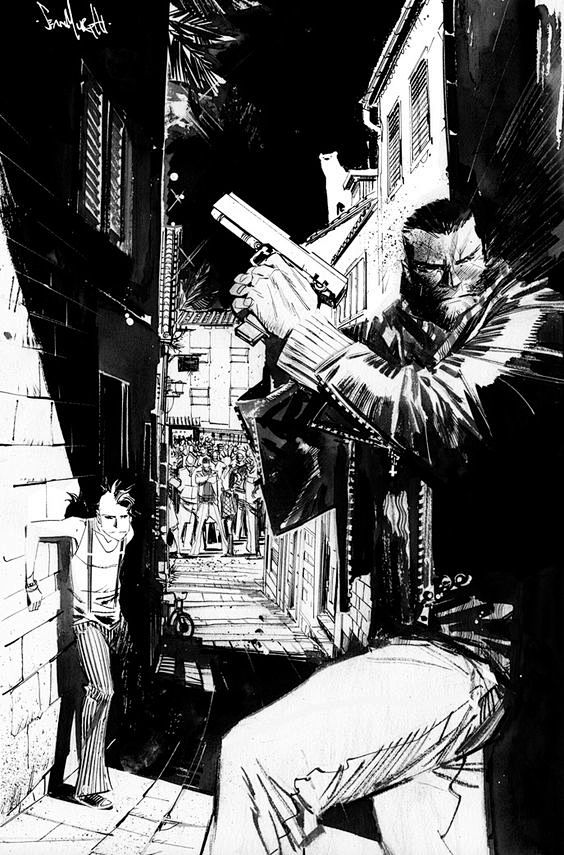 美国插画家seanmurphy黑白插画艺术