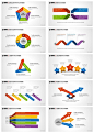 扁平化多色通用图表合集 第5季10套 多彩 彩色 列表 循环 层次结构 关系 矩阵 棱锥【灰色的风】 - 演界网，中国首家演示设计交易平台
#扁平化##通用##PPT##ppt图表#
