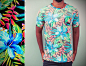 Just Rhyse : a series of my watercolor patterns, licensed at Just Rhyse Fashion Brand. Printed on tshirts, hoodies, cap. 