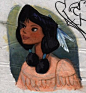 Pocahontas - Concept Art - Disney