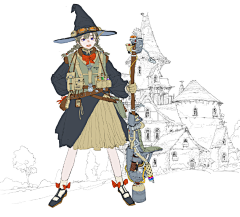 转采机器人采集到魔女‍/法师