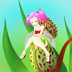 #オリジナル ウツボカズラは便器に似てる - 行くべし的插画 - pixiv : 家の便器こんな色に塗ったらオモロイけど怒られるからやめとく。