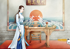 古风收集君采集到〔 如梦令 〕台湾插画师 °