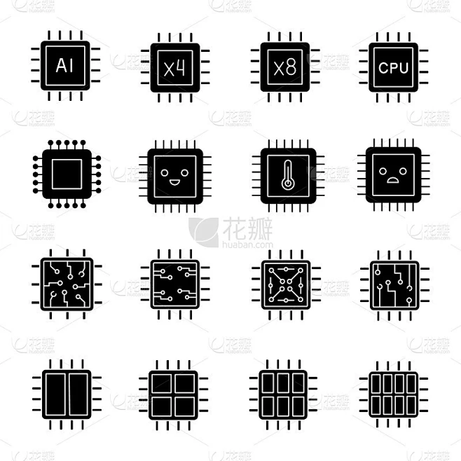 Processors icons素材-花瓣网