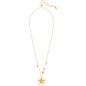 Lucky Goddess Star Necklace, Multi-colored, Gold plating - Swarovski, 5461784
