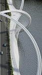 五环廊桥，penda的北京冬奥会景观桥设计
槃达建筑   交通建筑  桥梁 

三山大桥横跨妫河,是2022北京冬季奥林匹克运动会基础设施的组成部分,将市 中心和张家口联系起来。三山的文字意思是指三座山,这也说明了从侧面看时桥 梁的造型,即:三个拱形结构连接了起伏的山峦。 大桥地处北京高密度的市区与城市北侧跌宕河谷之间的门户位置。