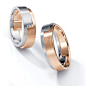 Henrich & Denzel - Piega Wedding Rings - ORRO Jewellery Glasgow - www.orro.co.uk