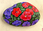 Hand painted rock