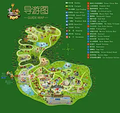 常州淹城野生动物园导览图