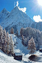 瑞士冬日雪景