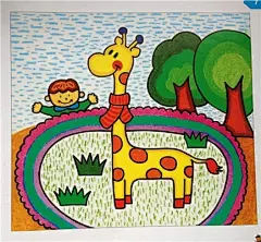 油画棒作品欣赏-音画欣赏-游成文的办公空间