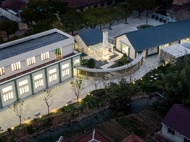 上海崇明新河镇新民社区文化中心一岸建筑设计谷德设计网gooood是中国