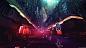 General 3840x2160 night artwork futuristic city cyberpunk cyber science fiction digital art concept art Blade Runner movies