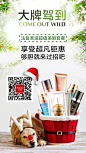 法皙 化妆品 护肤品 微商 创意合成 海报 圣诞节